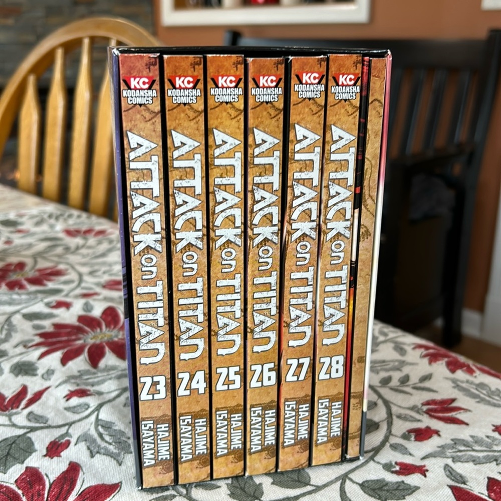 Attack on Titan Manga Box Set of comic books